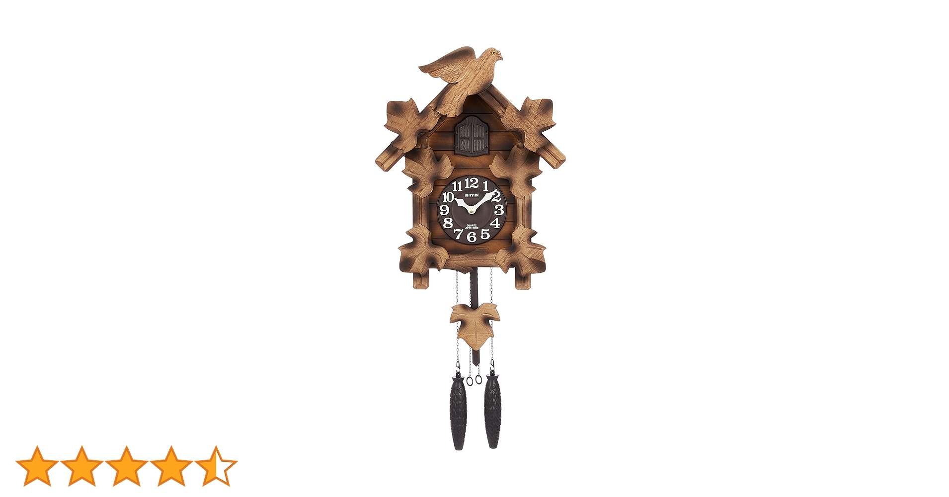 Amazon.co.jp: リズム(RHYTHM) 鳩時計 掛け時計 【 日本製 】 Made in